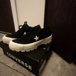 Converse platform sneaker size UK 5.5